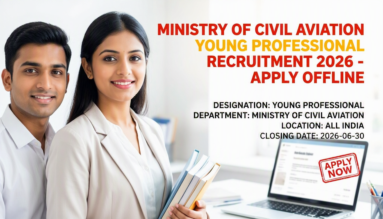 Cover image for Ministry of Civil Aviation Young Professional Recruitment 2026 - Apply Offline
