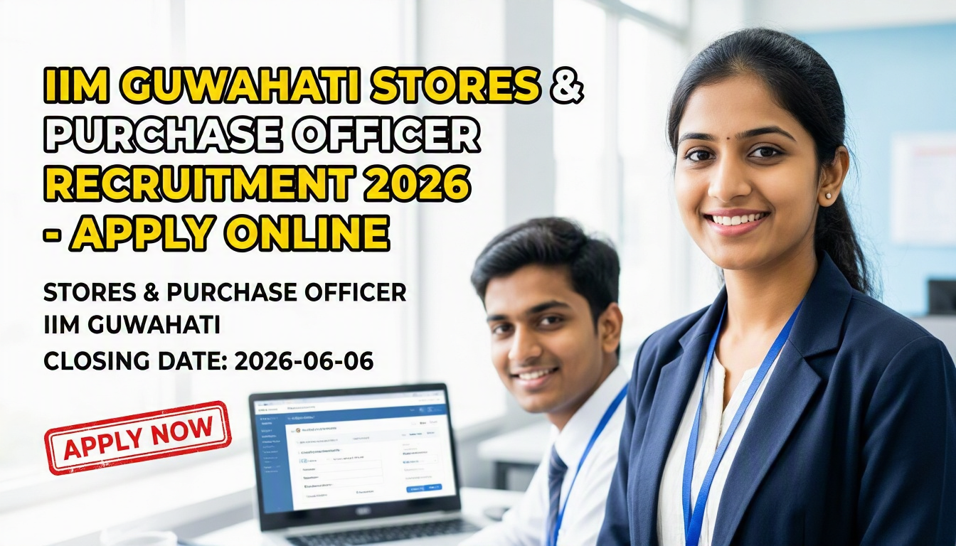 IIM Guwahati Stores & Purchase Officer Recruitment 2024 official advertisement