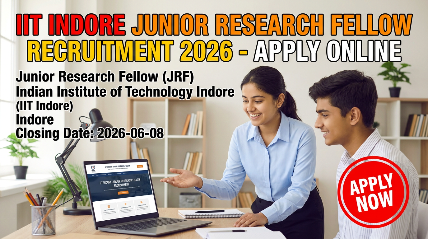IIT Indore Junior Research Fellow recruitment 2026 notification