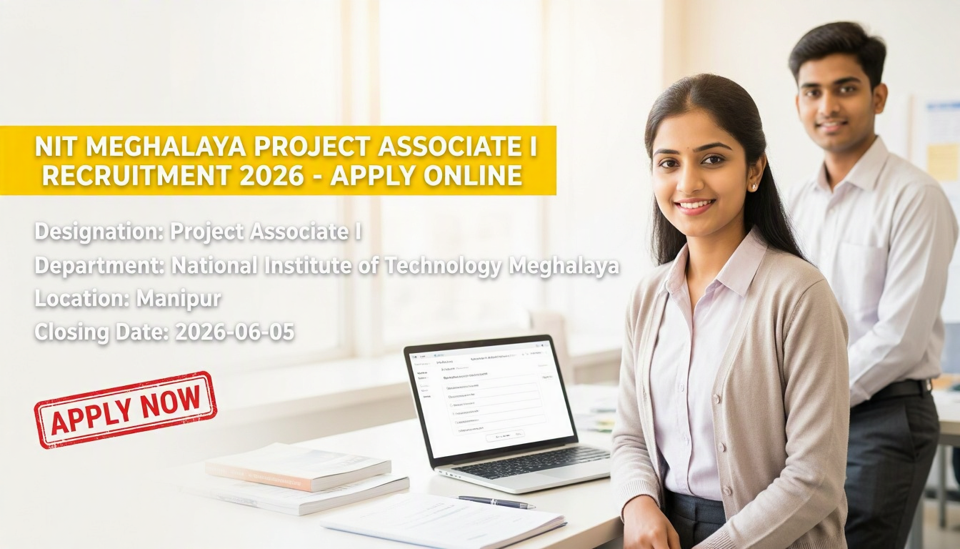 NIT Meghalaya Project Associate I Recruitment 2026 official notification