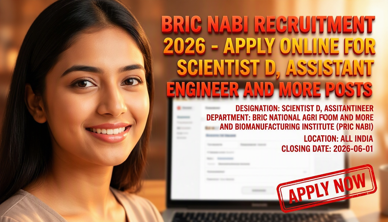 Bric Nabi Recruitment 2026 TrueJobs Bric Nabi Recruitment 2026 TrueJobs