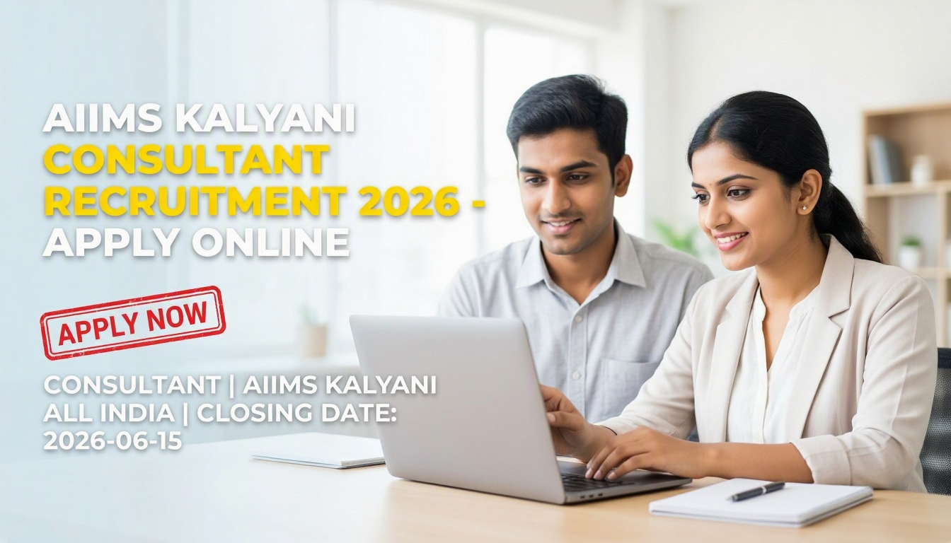 AIIMS Kalyani Consultant Recruitment 2026 notification for medical professionals