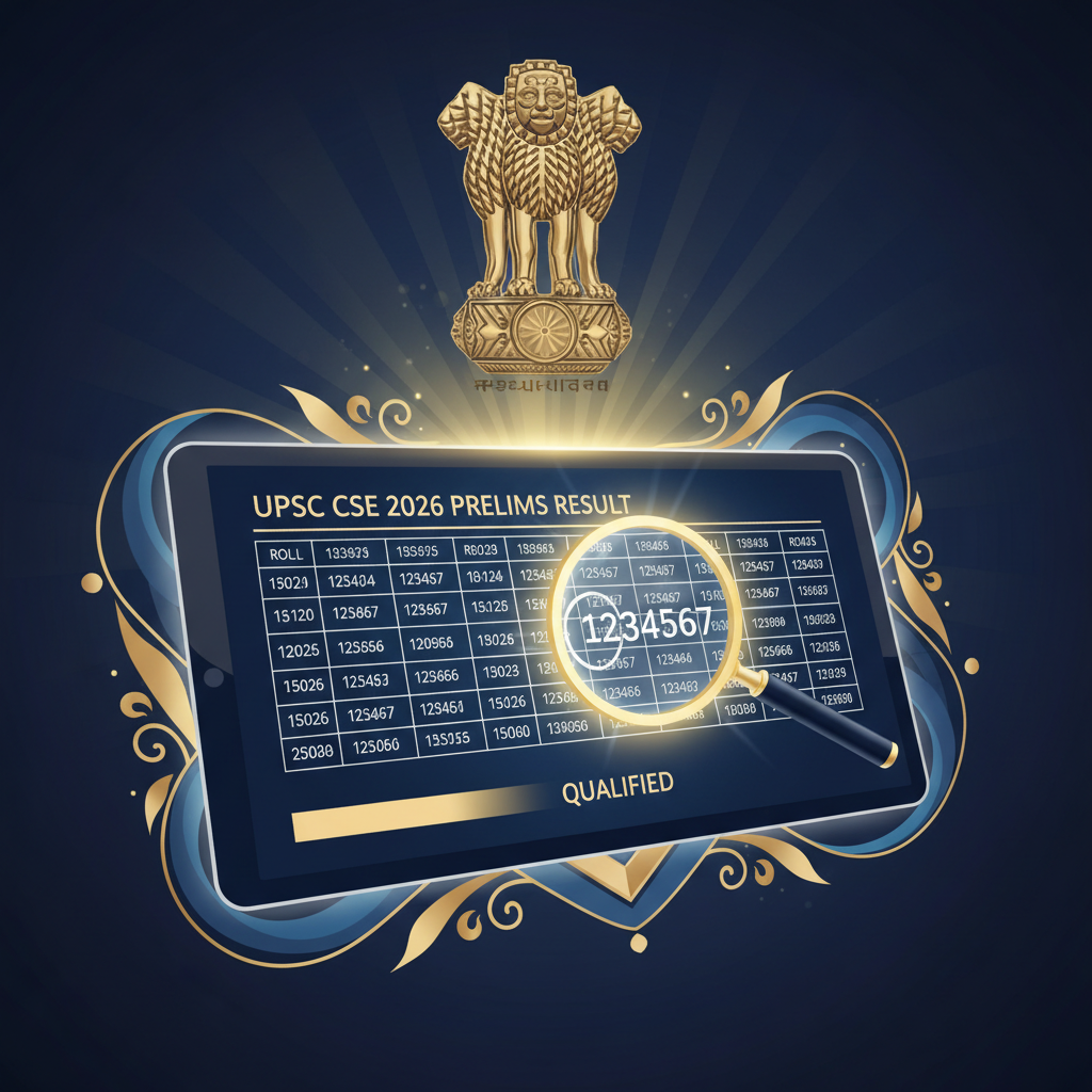 UPSC CSE Prelims Result 2026