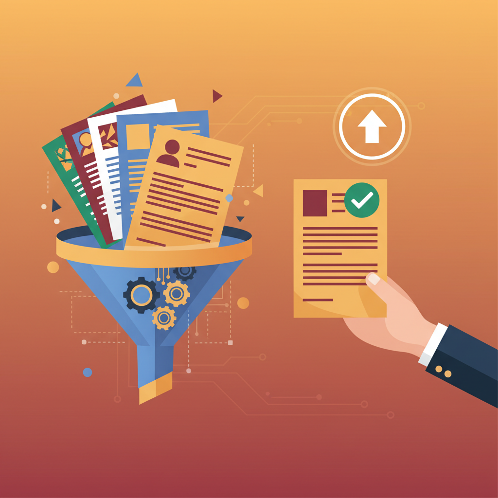 Here's an illustration for your blog article on ATS-friendly resumes: