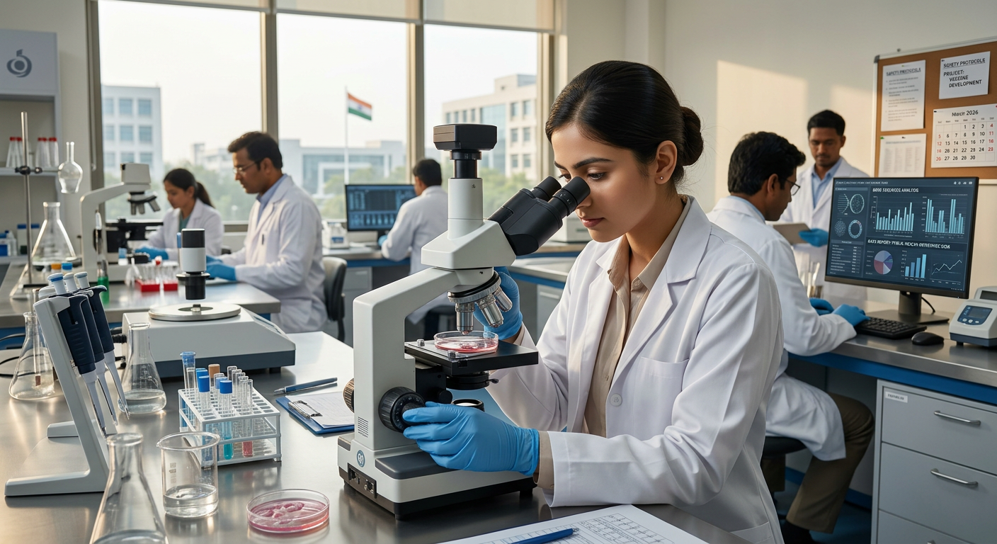 बायोटेक्नोलॉजी के बाद सरकारी नौकरी 2026: रिसर्च, लैब और सार्वजनिक क्षेत्र के अवसर