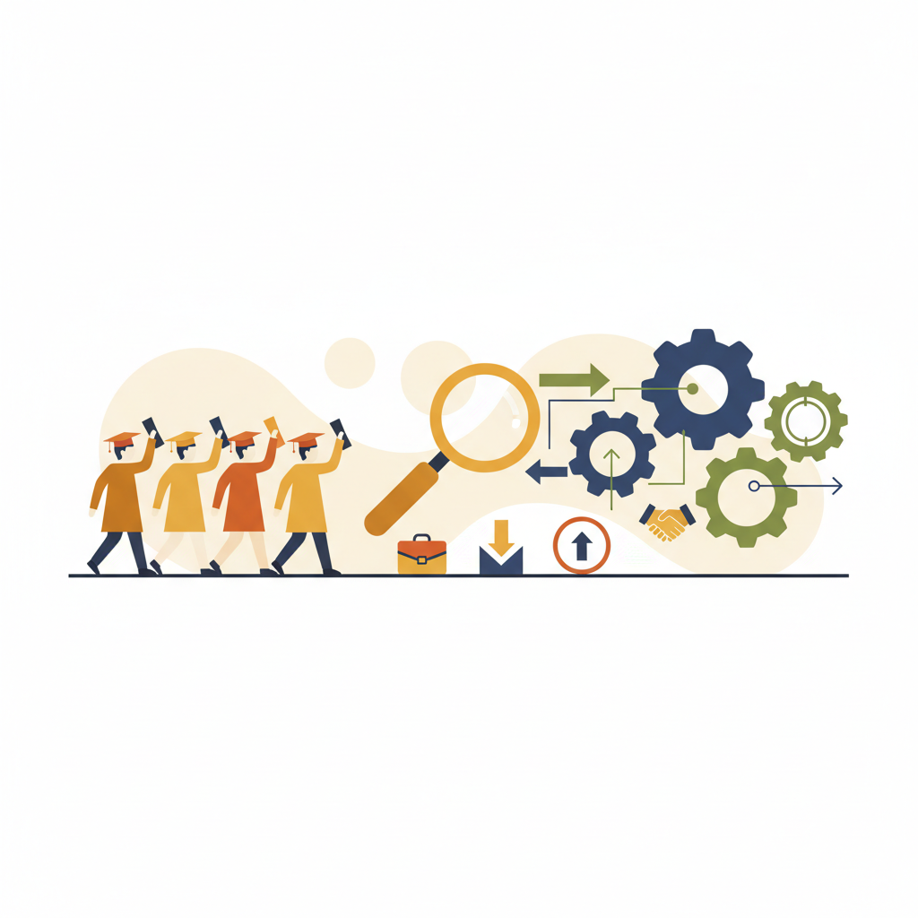 Here's an illustration for your blog post about campus recruitment: