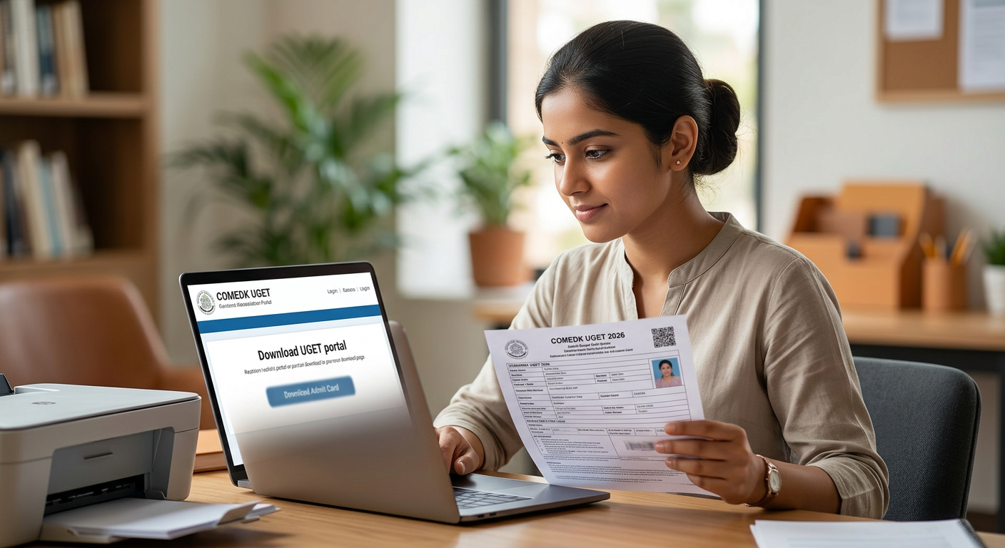 COMEDK UGET 2026 Admit Card: Download Link, Test Cities & Exam Day Rules