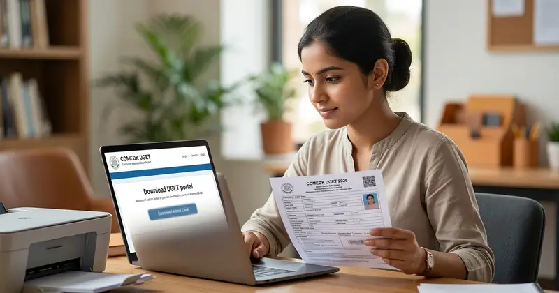 COMEDK UGET 2026 Admit Card: Download Link, Test Cities & Exam Day Rules