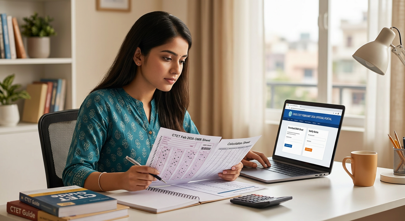 CTET Feb 2026 OMR Sheet and Calculation Sheet: How to Download & Verify Marks