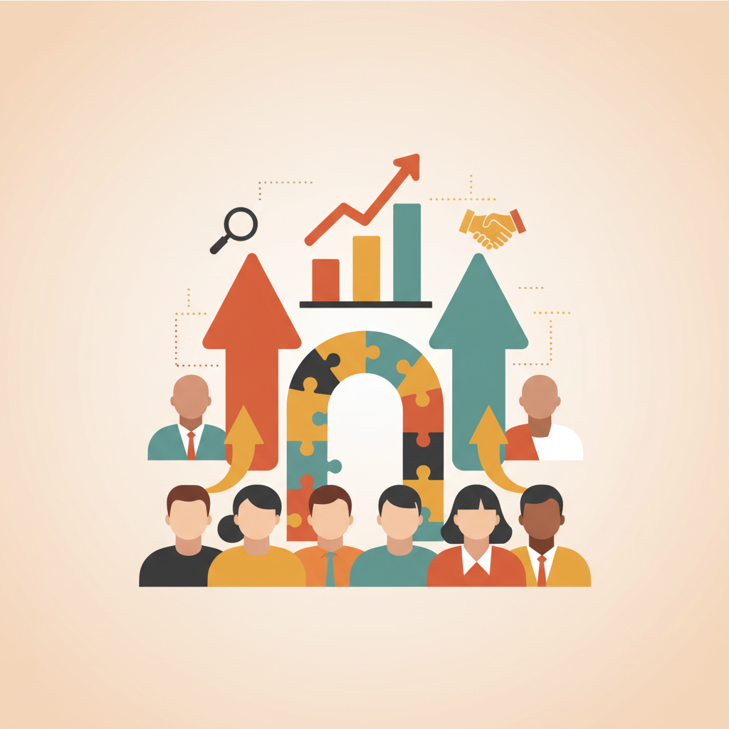 Here's an illustration for your blog article on diversity hiring in India: