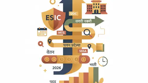 ईएसआईसी यूडीसी, एमटीएस और एसएसए 2026: पद, वेतन और चयन प्रक्रिया
