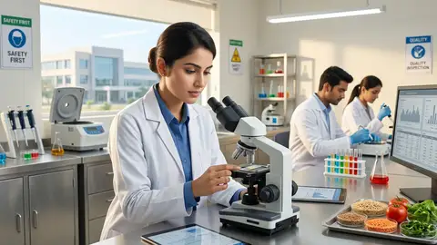 फूड टेक्नोलॉजी के बाद सरकारी नौकरी 2026: खाद्य सुरक्षा और गुणवत्ता नियंत्रण
