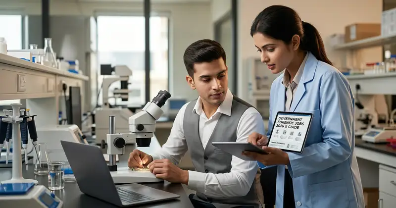 फोरेंसिक साइंस के बाद सरकारी नौकरी 2026: एक विस्तृत मार्गदर्शिका