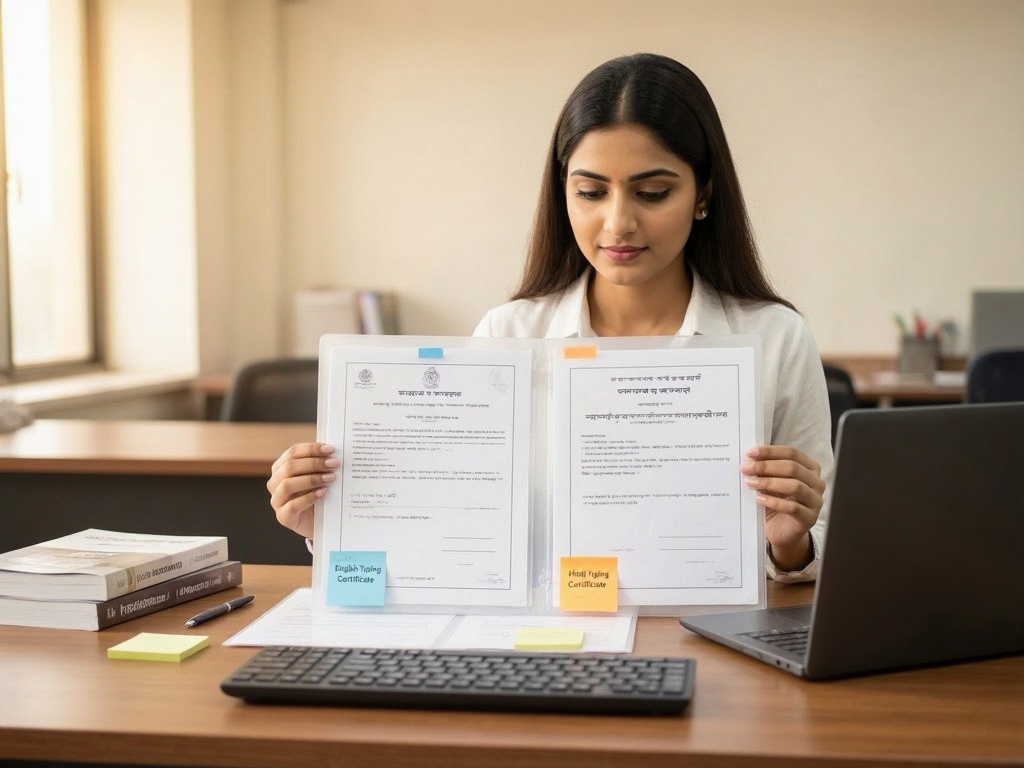 Hindi Typing vs English Typing Certificate 2026: Which Posts Need Which Proof