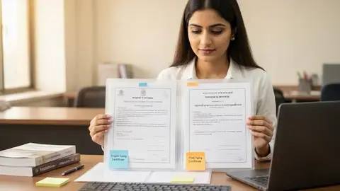 Hindi Typing vs English Typing Certificate 2026: Which Posts Need Which Proof