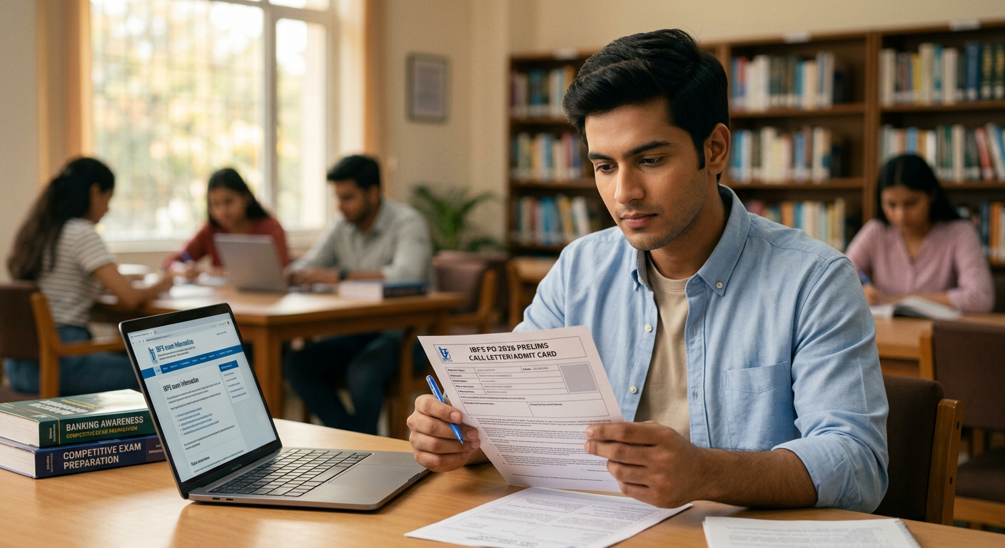 IBPS PO 2026 Admit Card: Prelims Download Link & Exam Day Rules