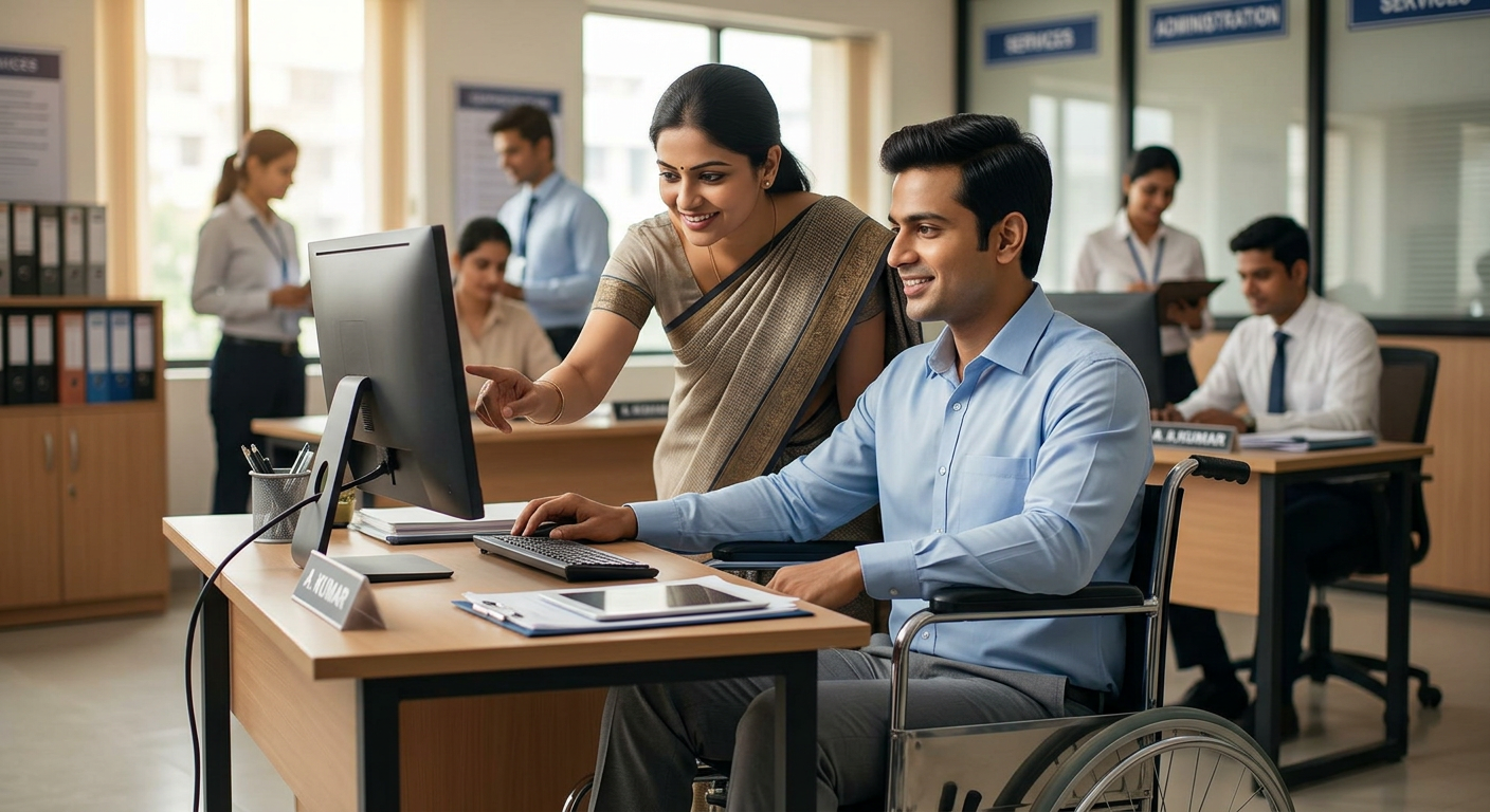 लोकोमोटर डिसएबिलिटी वाले उम्मीदवारों के लिए सरकारी नौकरी 2026: अवसर और उपयुक्त पद