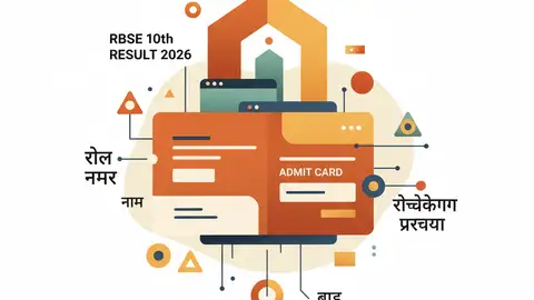 RBSE 10वीं रिजल्ट 2026: रोल नंबर, नाम से चेक करें और रीचेकिंग प्रक्रिया