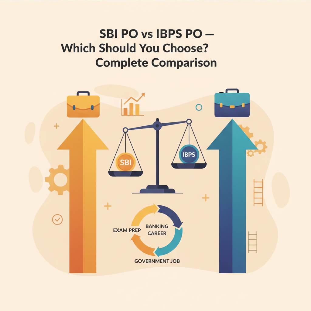 SBI PO vs IBPS PO — Which Should You Choose? Complete Comparison