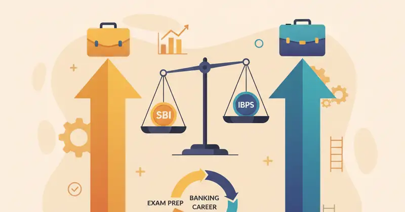 Here's an illustration for your blog article comparing SBI PO and IBPS PO roles: