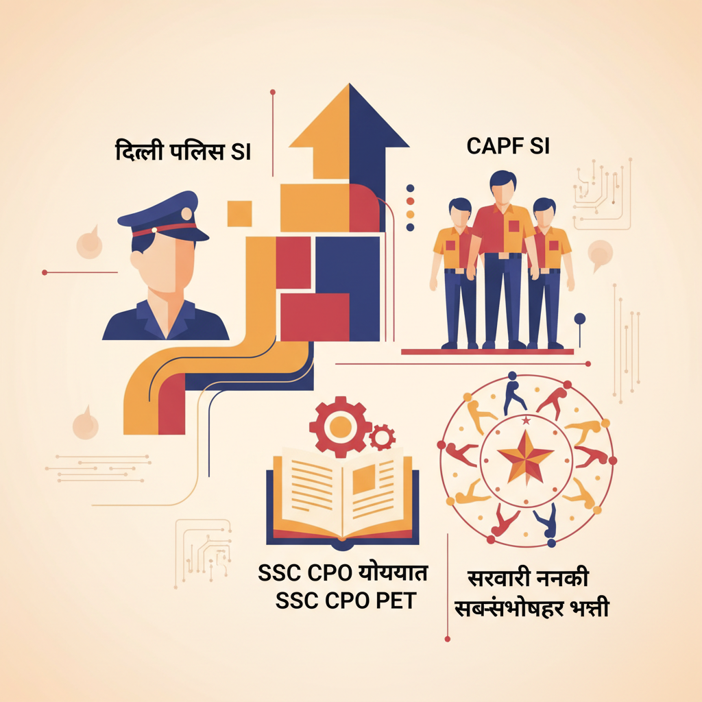 SSC CPO 2026: दिल्ली पुलिस SI और CAPF भर्ती, योग्यता व PET नियम