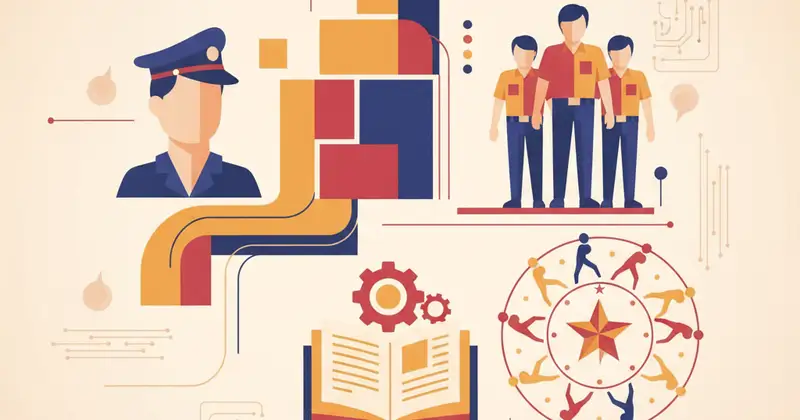 Here is a modern flat illustration for your blog article, designed with warm, professional colors…