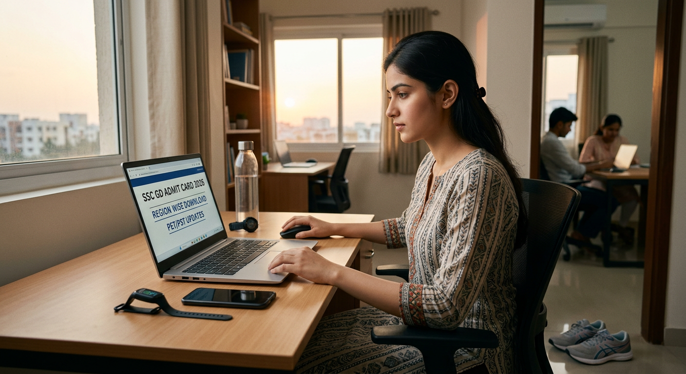 SSC GD Admit Card 2026: Region-Wise Download & PET/PST Updates