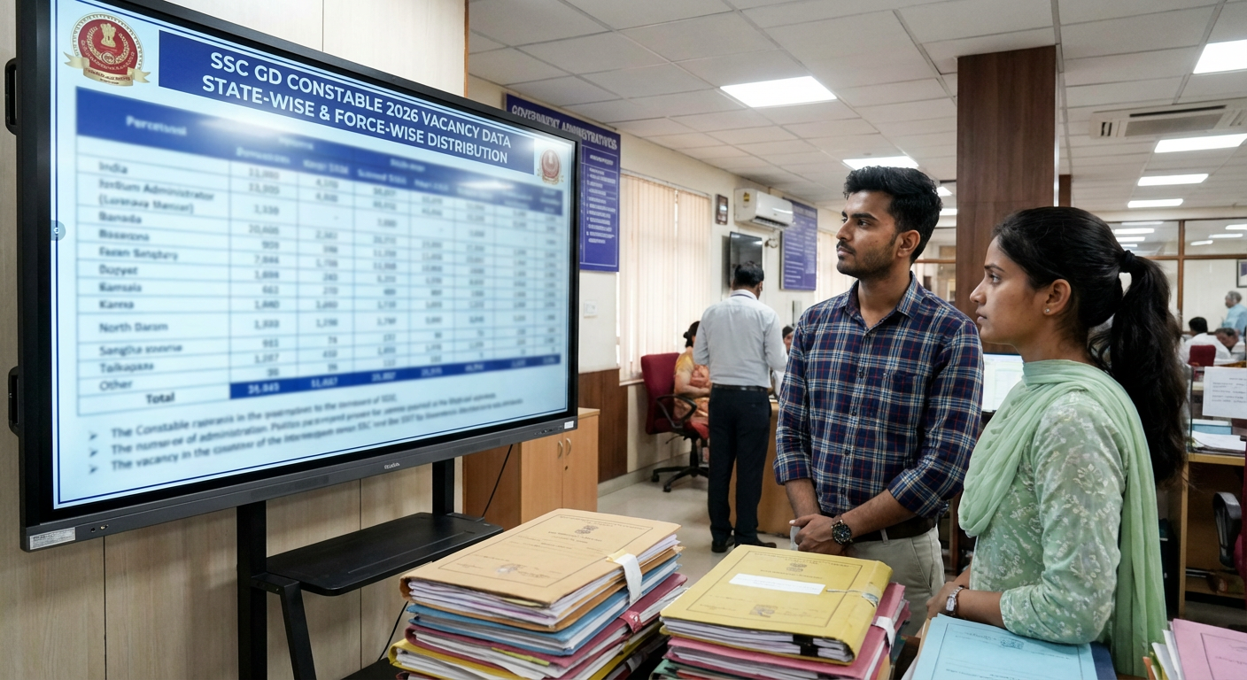 SSC GD Constable 2026 Vacancy: State-wise & Force-wise Distribution Explained