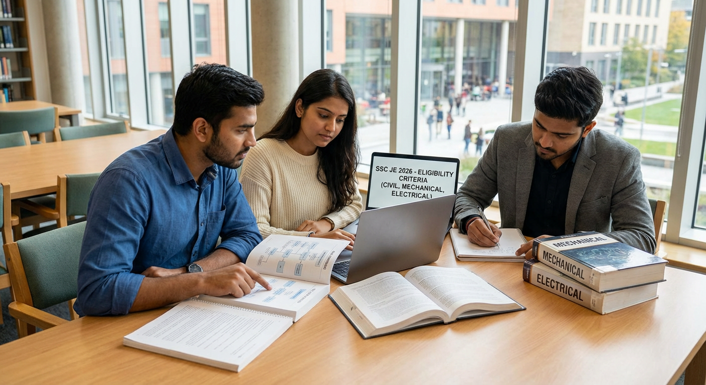 SSC JE 2026 Eligibility: Civil, Mechanical & Electrical Criteria Explained
