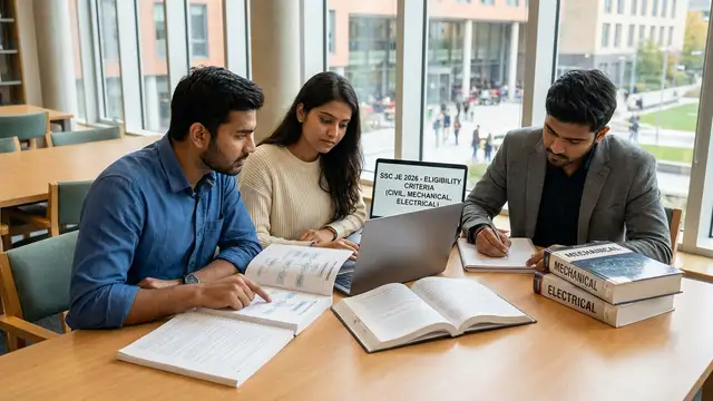 SSC JE 2026 Eligibility: Civil, Mechanical & Electrical Criteria Explained