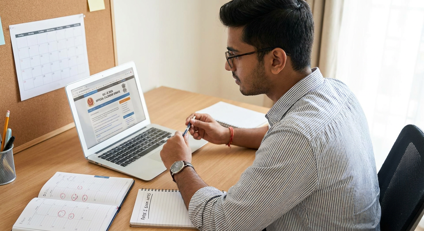 SSC JE Paper-I Exam Date Update — Official SSC Calendar