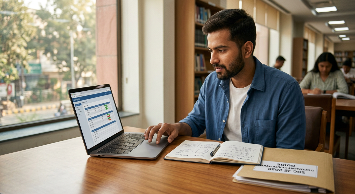 SSC JE Result 2026: Paper 1 Scorecard, Cut Off & Document Verification Guide
