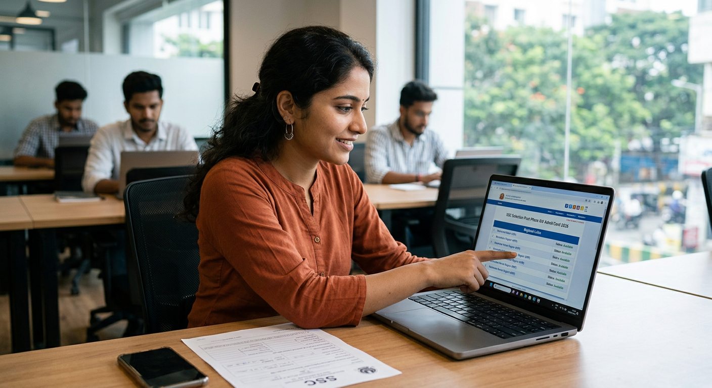 SSC Selection Post Phase XIV Admit Card 2026: Region Links & Status