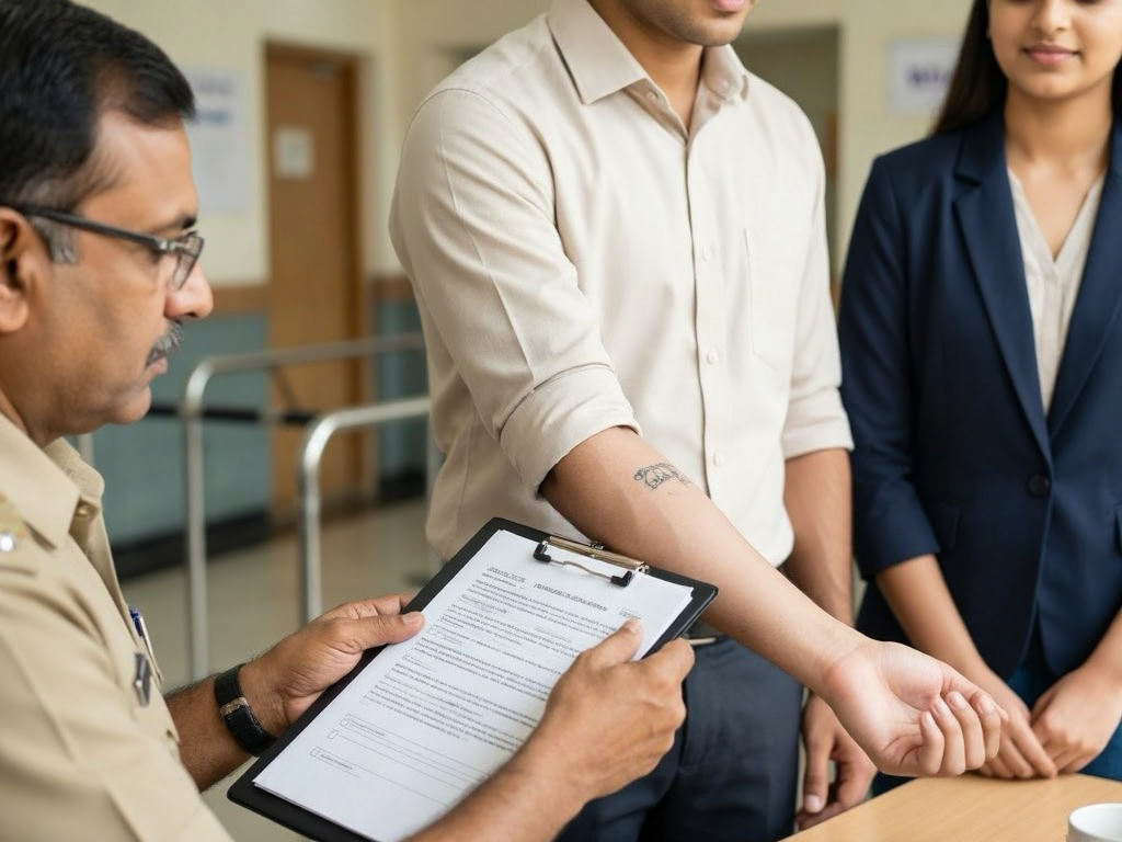 Tattoo Rules in Defence and Police Jobs 2026: Allowed Locations and Rejection Risk