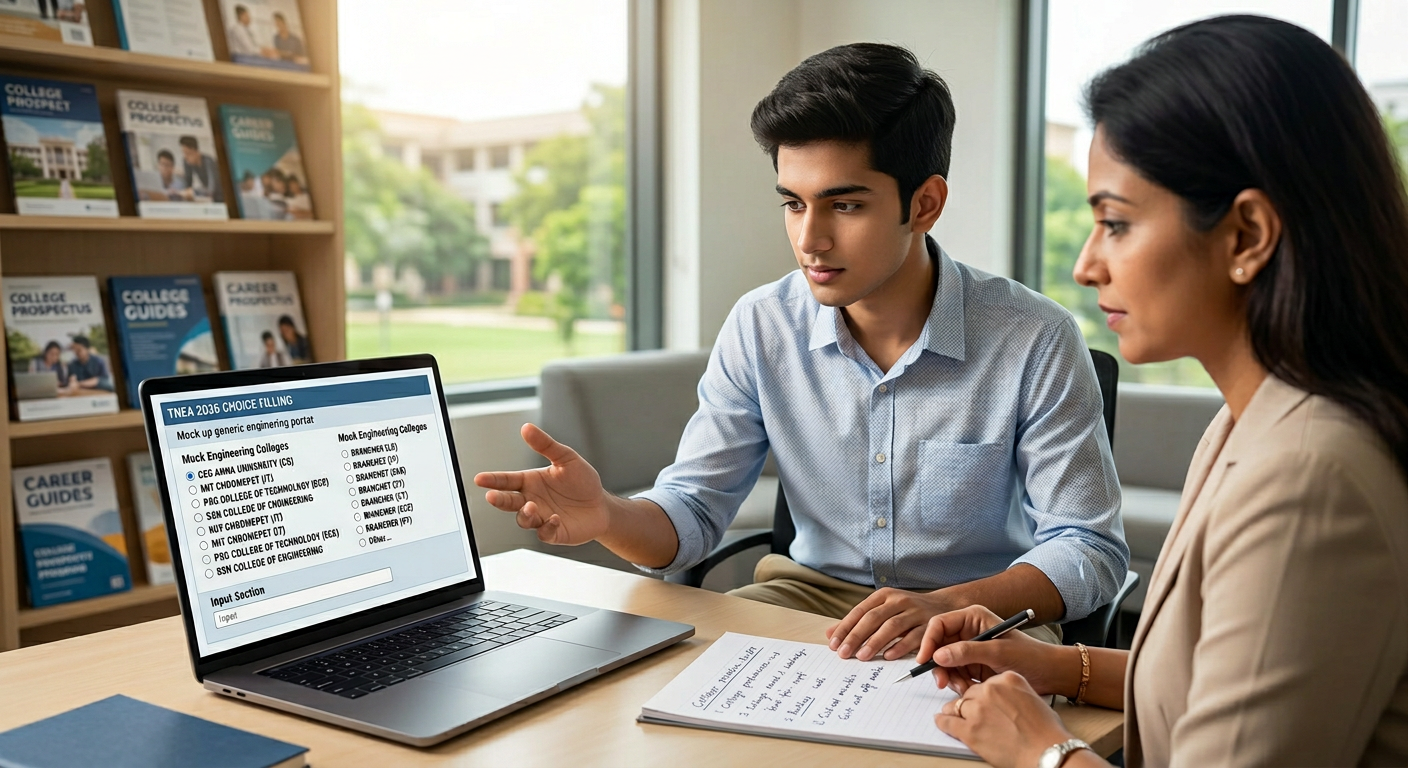 TNEA 2026 Counselling: Choice Filling, Seat Allotment & College Preference Strategy