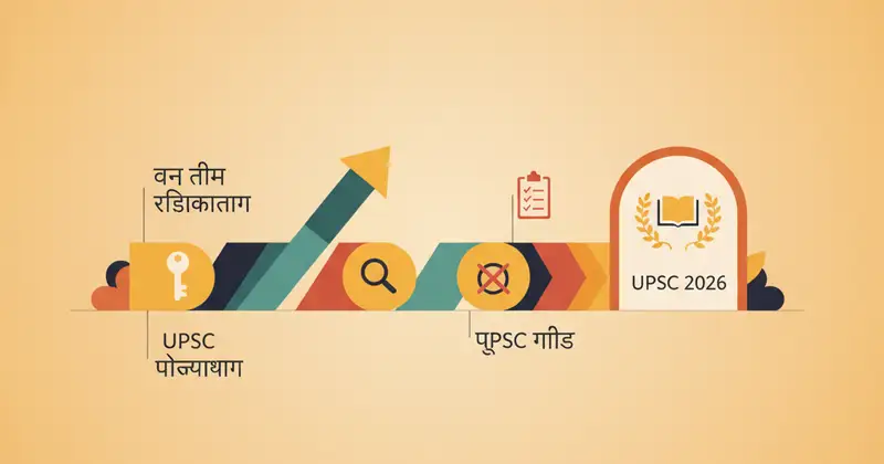 Here's a modern flat illustration for your blog article, keeping in mind the UPSC OTR 2026 theme…