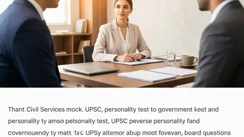 UPSC Personality Test 2026: Format, Board Questions & Interview Preparation Strategy