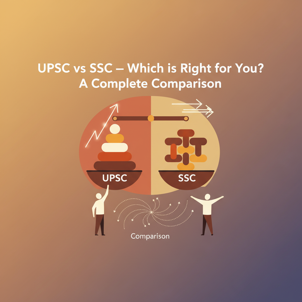 UPSC vs SSC — Which is Right for You? A Complete Comparison