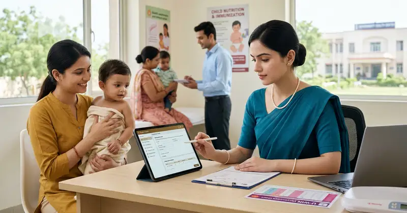 Digital Governance for Women & Child Nutrition in India: Poshan Tracker, U-WIN & ABDM