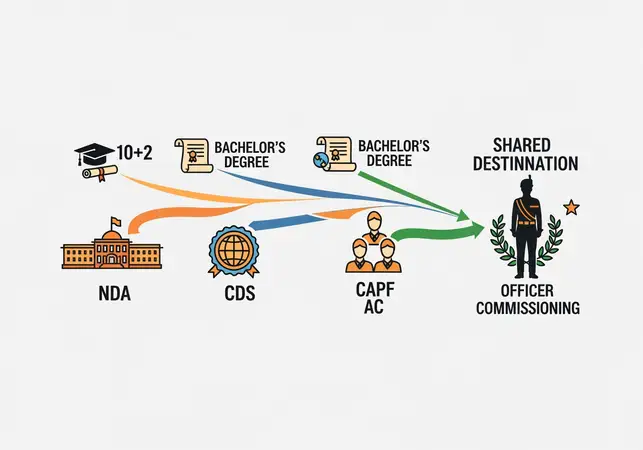 CAPF (AC) vs NDA vs CDS: Best Defence Career After Graduation in 2026