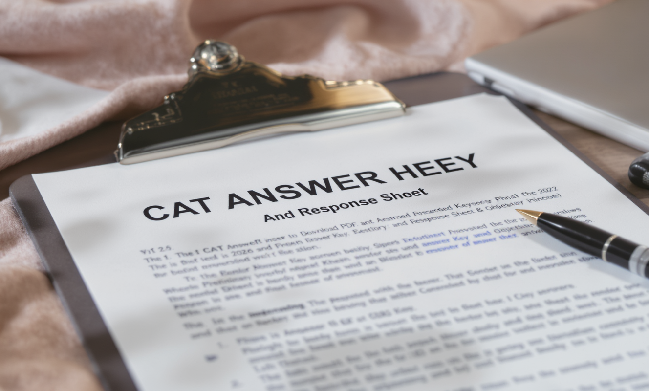 CAT Answer Key 2026: Download PDF, Response Sheet &amp;amp; Objection Window