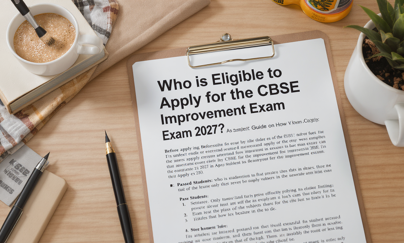 CBSE Improvement Exam Form 2027: Complete Guide on How to Apply