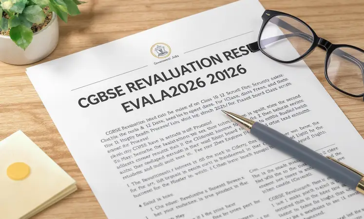 CGBSE Revaluation Result 2026: Class 10 & 12 Scrutiny Dates, Fees, and Process