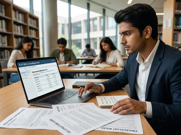 CLAT 2026 Counselling: Provisional Allotment Lists, Freeze/Float Rules & Fee Process