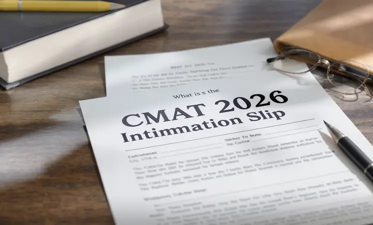 CMAT Exam Date 2026: Schedule, City Intimation Slip & Admit Card Guide