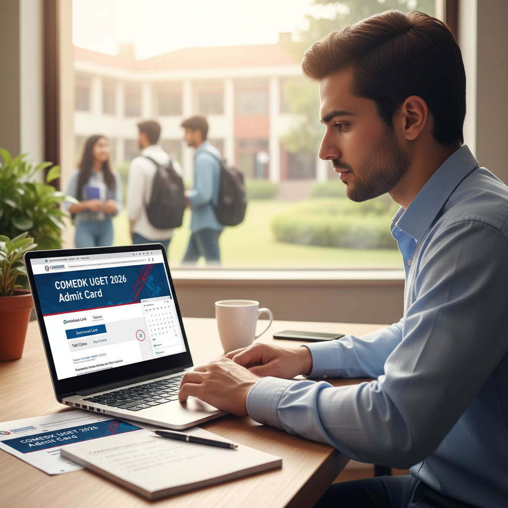 COMEDK UGET 2026 Admit Card: Download Link, Test Cities &amp;amp; Exam Day Rules