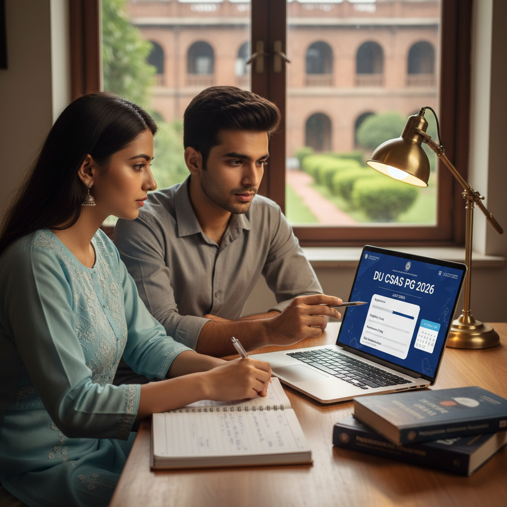 DU CSAS PG 2026: Registration, Eligibility, Preference Filling &amp;amp; Seat Allocation
