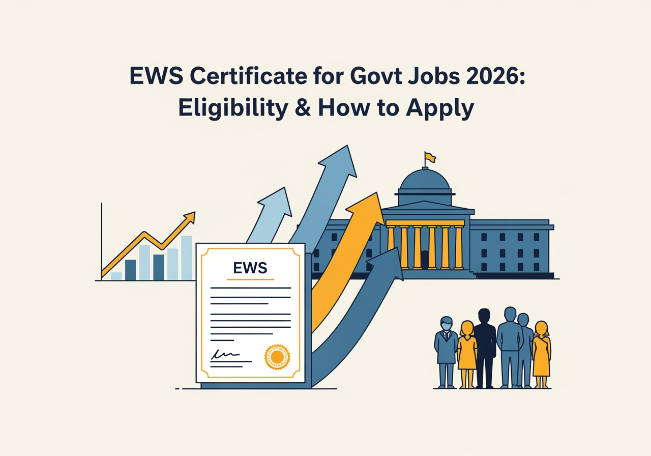 EWS Certificate for Govt Jobs 2026: Eligibility &amp;amp; How to Apply