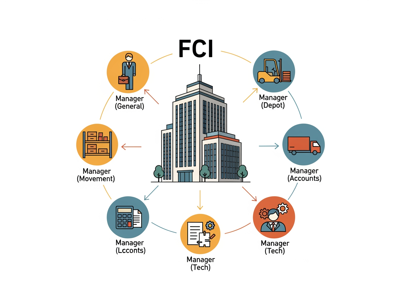 FCI भर्ती 2026: असिस्टेंट ग्रेड, मैनेजर और अन्य पदों की जानकारी