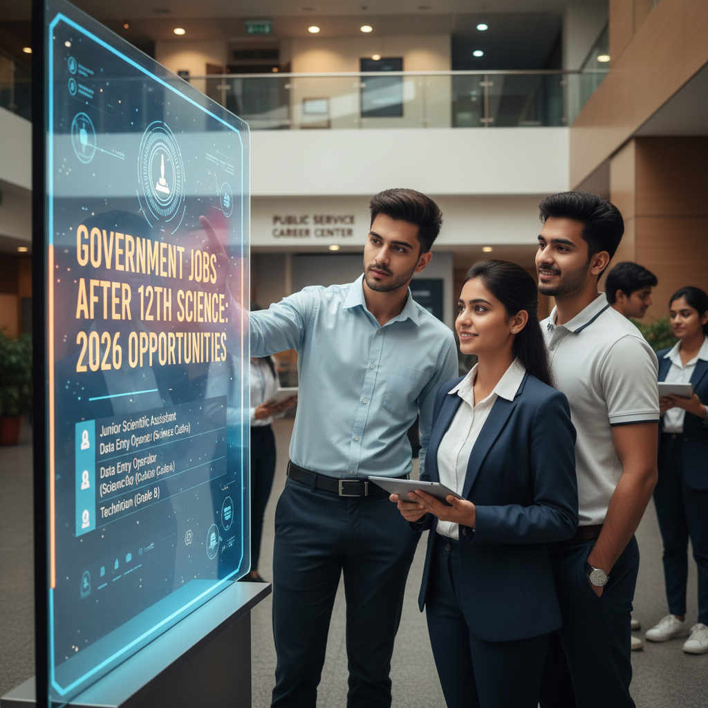 Government Jobs After 12th Science in 2026: Your Career Launchpad